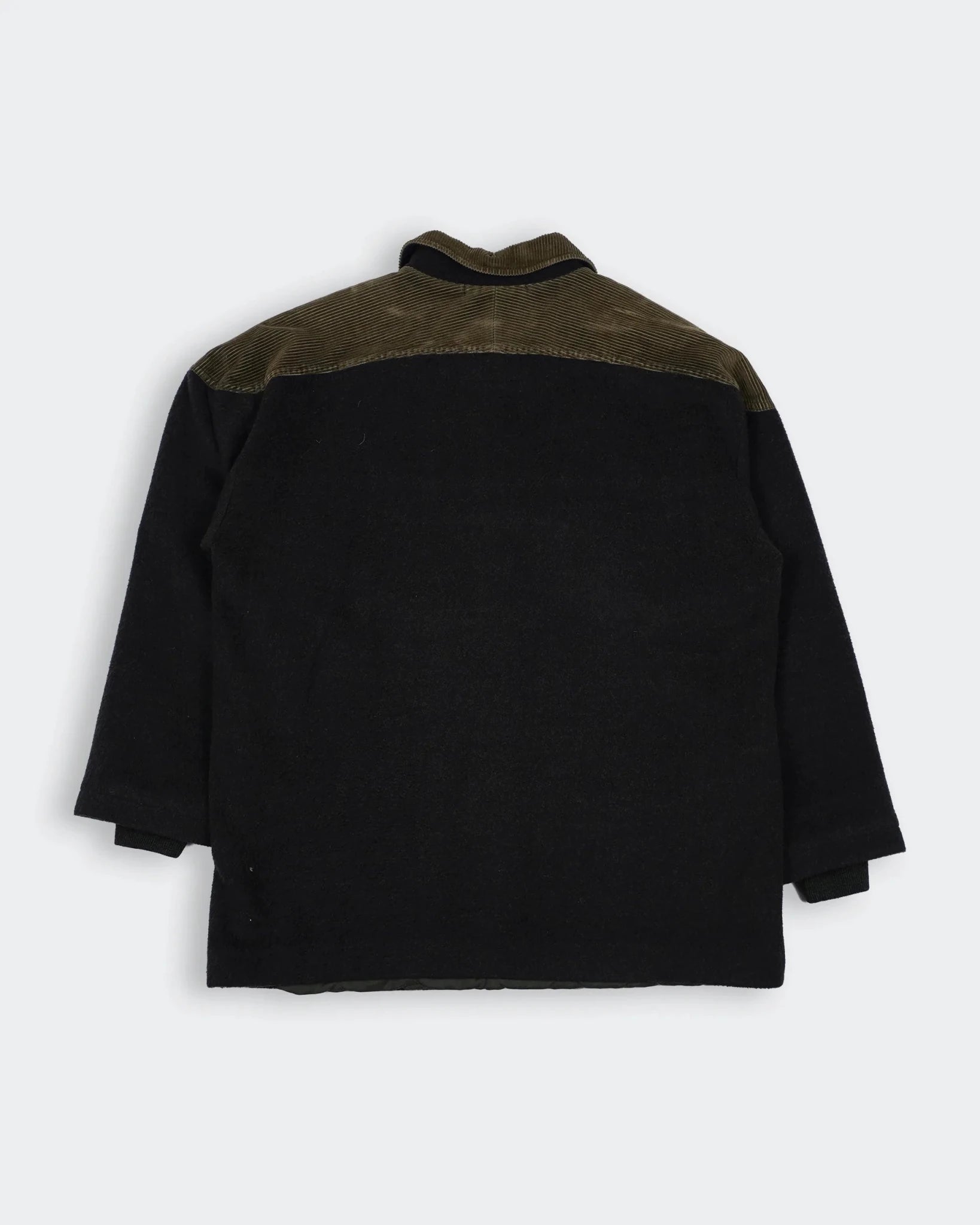 Burberry 1990's Brown Wool Overcoat - M