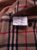 Burberry 1990's Grey Wool Harrington Jacket - XL