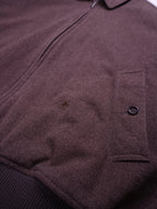 Burberry 1990's Grey Wool Harrington Jacket - XL