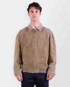 Burberry 2000's Beige Corduroy Harrington Jacket - M