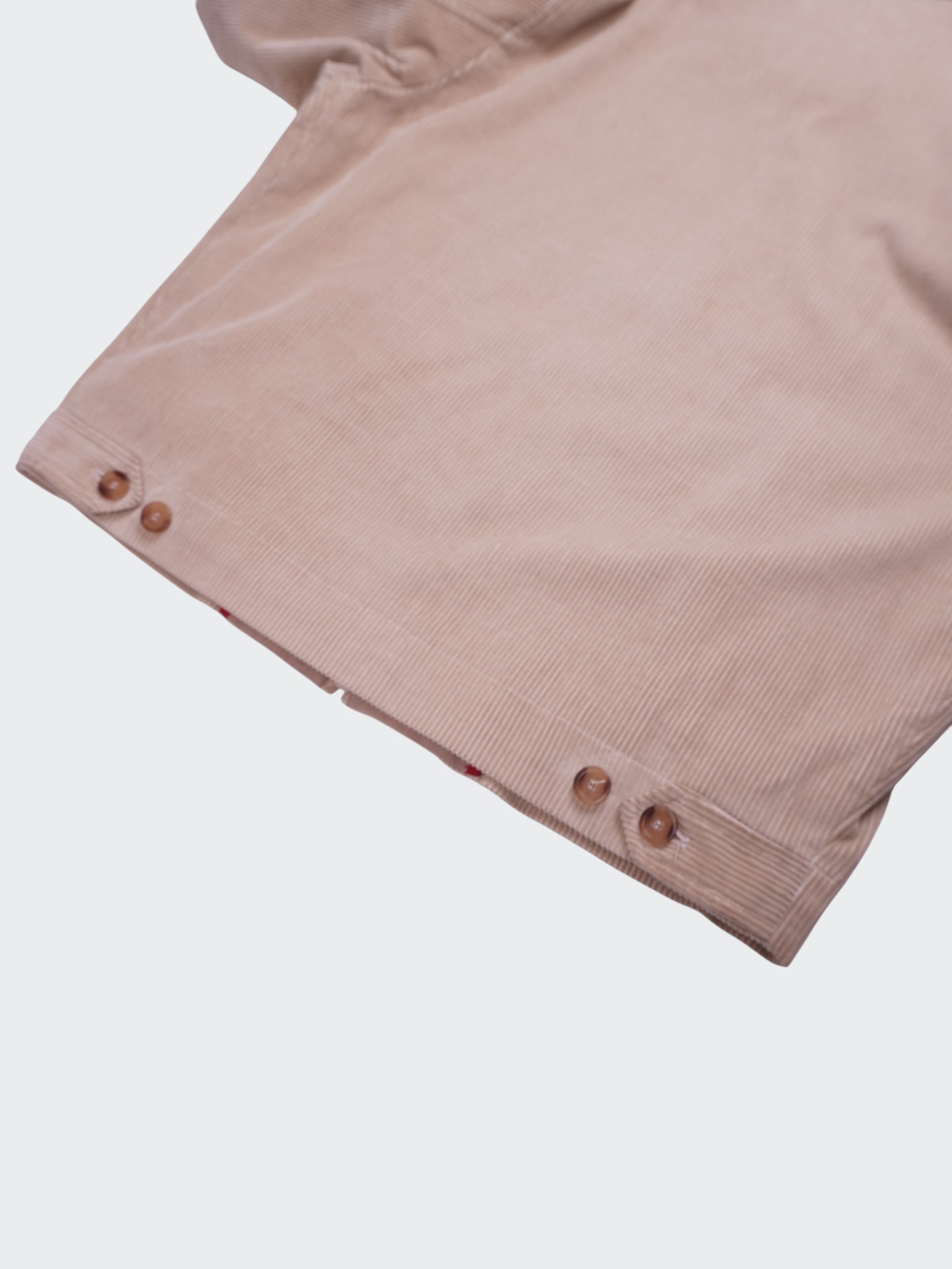 Burberry 2000's Beige Corduroy Harrington Jacket - XL