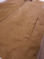 Burberry 2000's Beige Corduroy, Wool Zip Cardigan - S