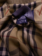 Burberry 2000's Beige Corduroy, Wool Zip Cardigan - S