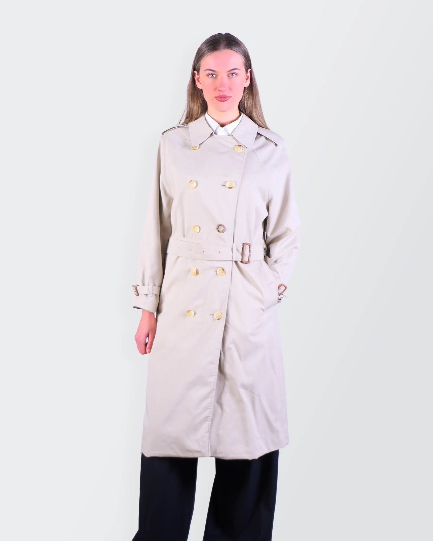 Burberry 2000's Beige Trenchcoat - S