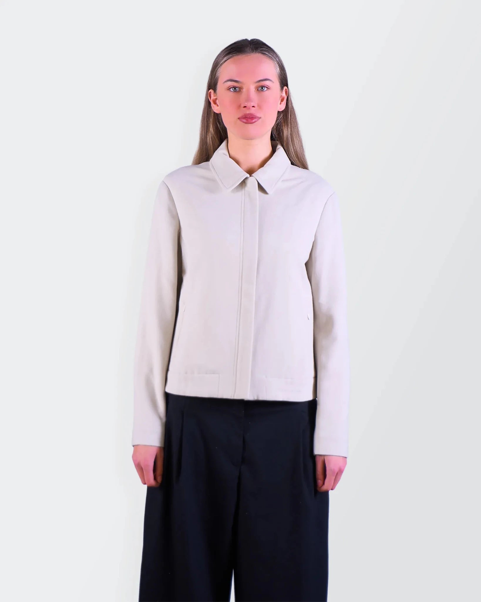 Burberry 2000's Beige Wool Harrington Jacket - S