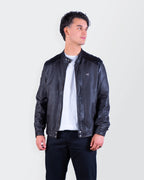 Burberry 2000's Black Leather Jacket - S
