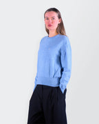 Burberry 2000's Blue Wool Crewneck Sweater - S