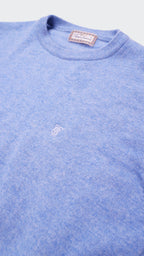Burberry 2000's Blue Wool Crewneck Sweater - S