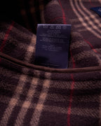 Burberry 2000's Brown Wool Duffle Coat - XL