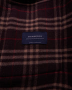 Burberry 2000's Brown Wool Duffle Coat - XL