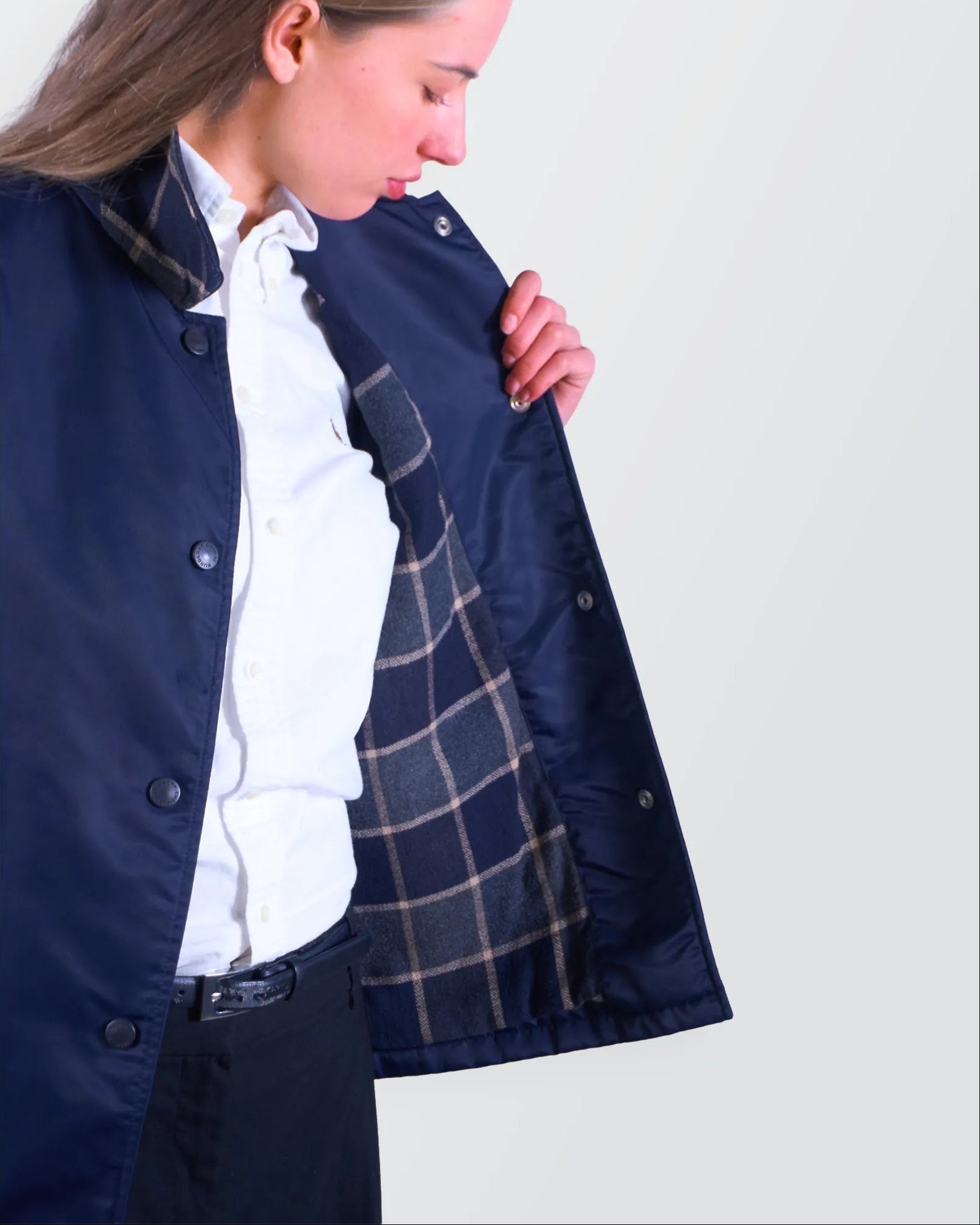 Burberry 2000's Navy Coach Jacket - S