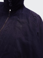Burberry 2000's Navy Cotton Harrington Jacket - M