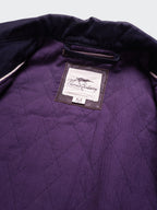 Burberry 2000's Navy Cotton Harrington Jacket - M
