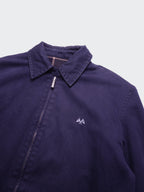 Burberry 2000's Navy Cotton Harrington Jacket - M
