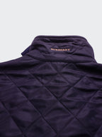 Burberry 2000's Navy Nylon Quilted Jacket - XL