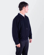 Burberry 2000's Navy Wool Harrington Jacket - M