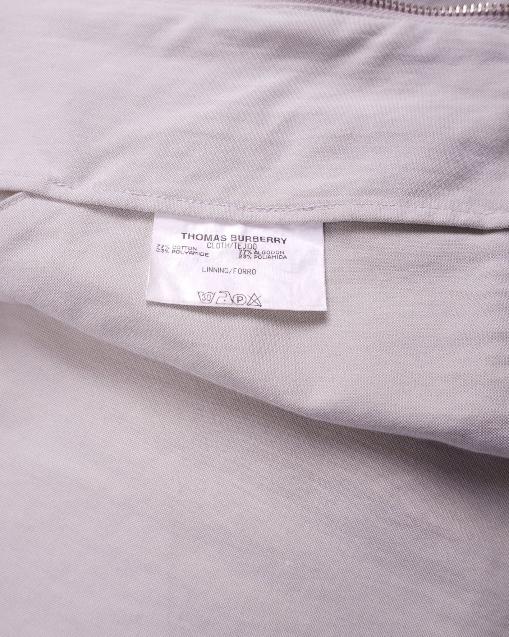 Burberry 2000's White Harrington Jacket - S