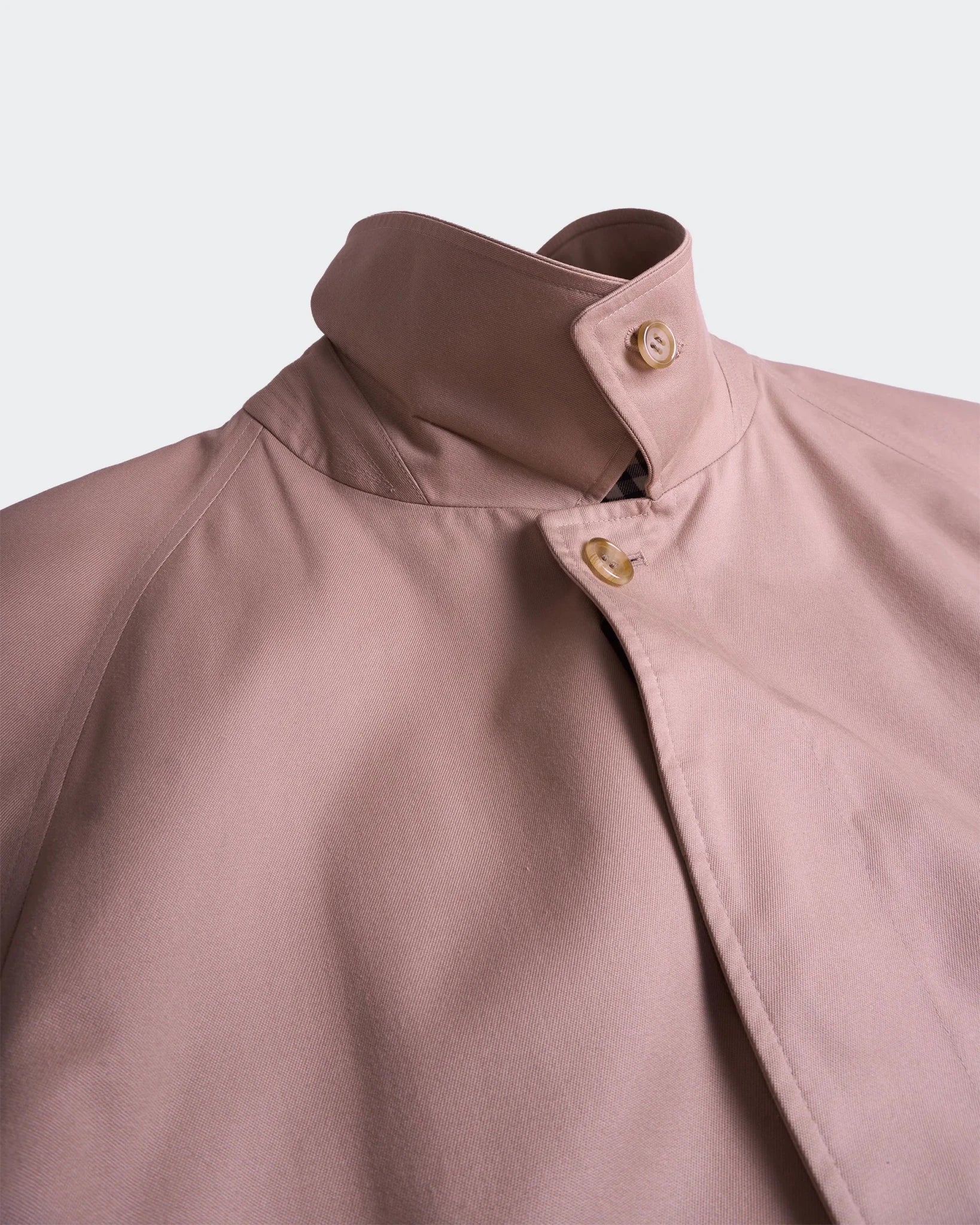 Burberry Beige Cotton Car Coat - L