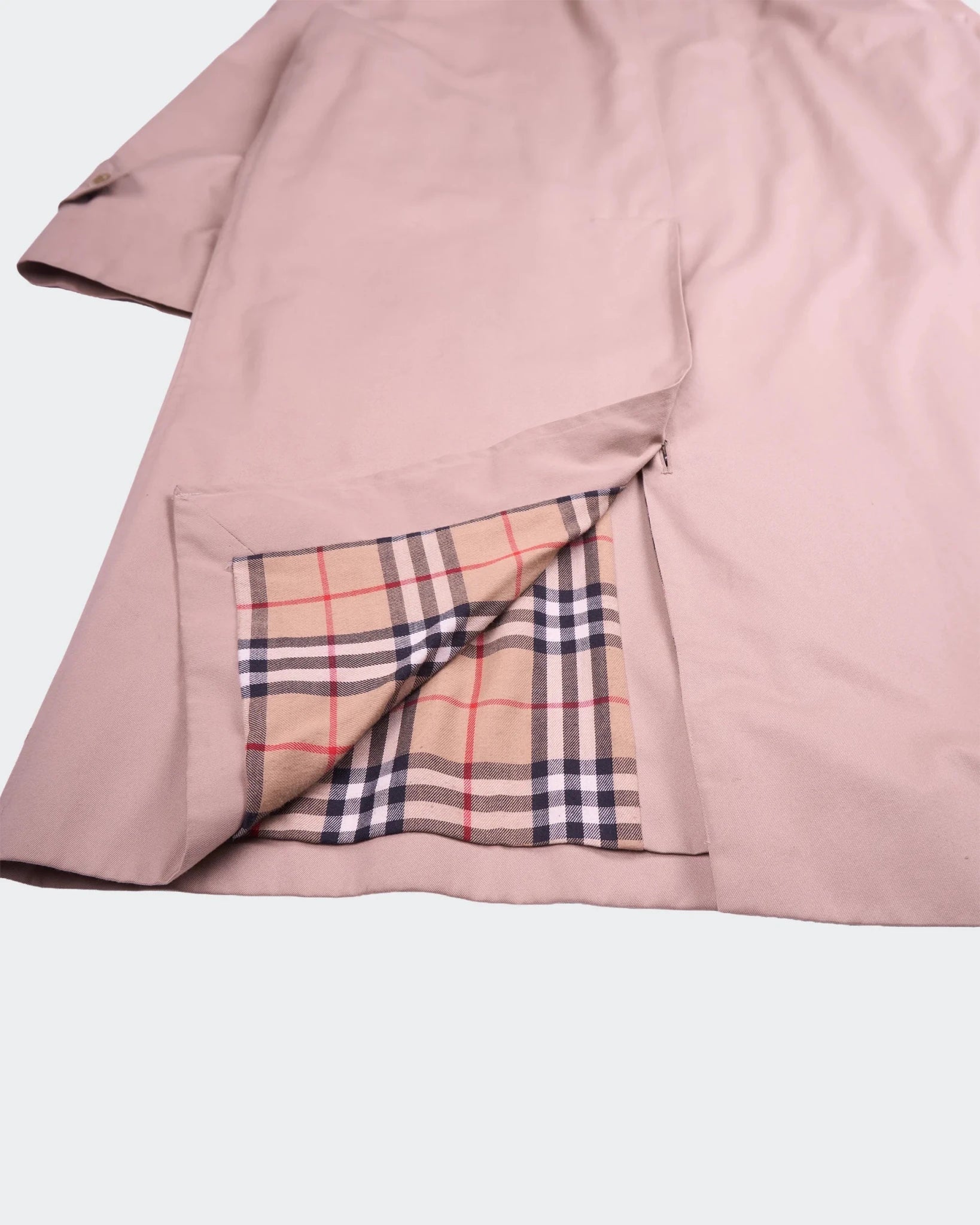 Burberry Beige Cotton Car Coat - L