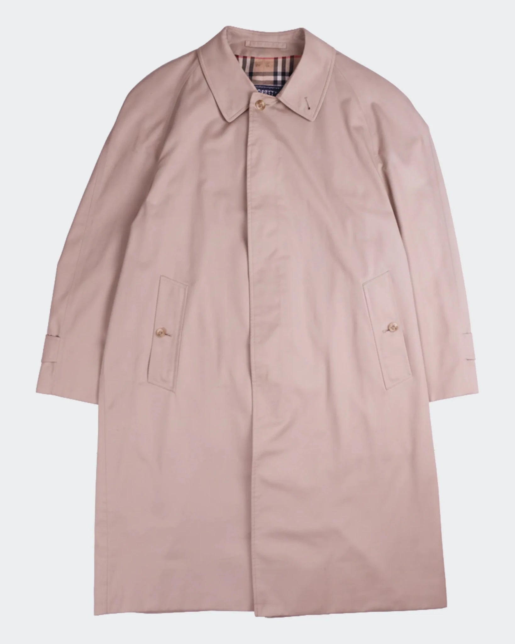 Burberry Beige Cotton Car Coat - L