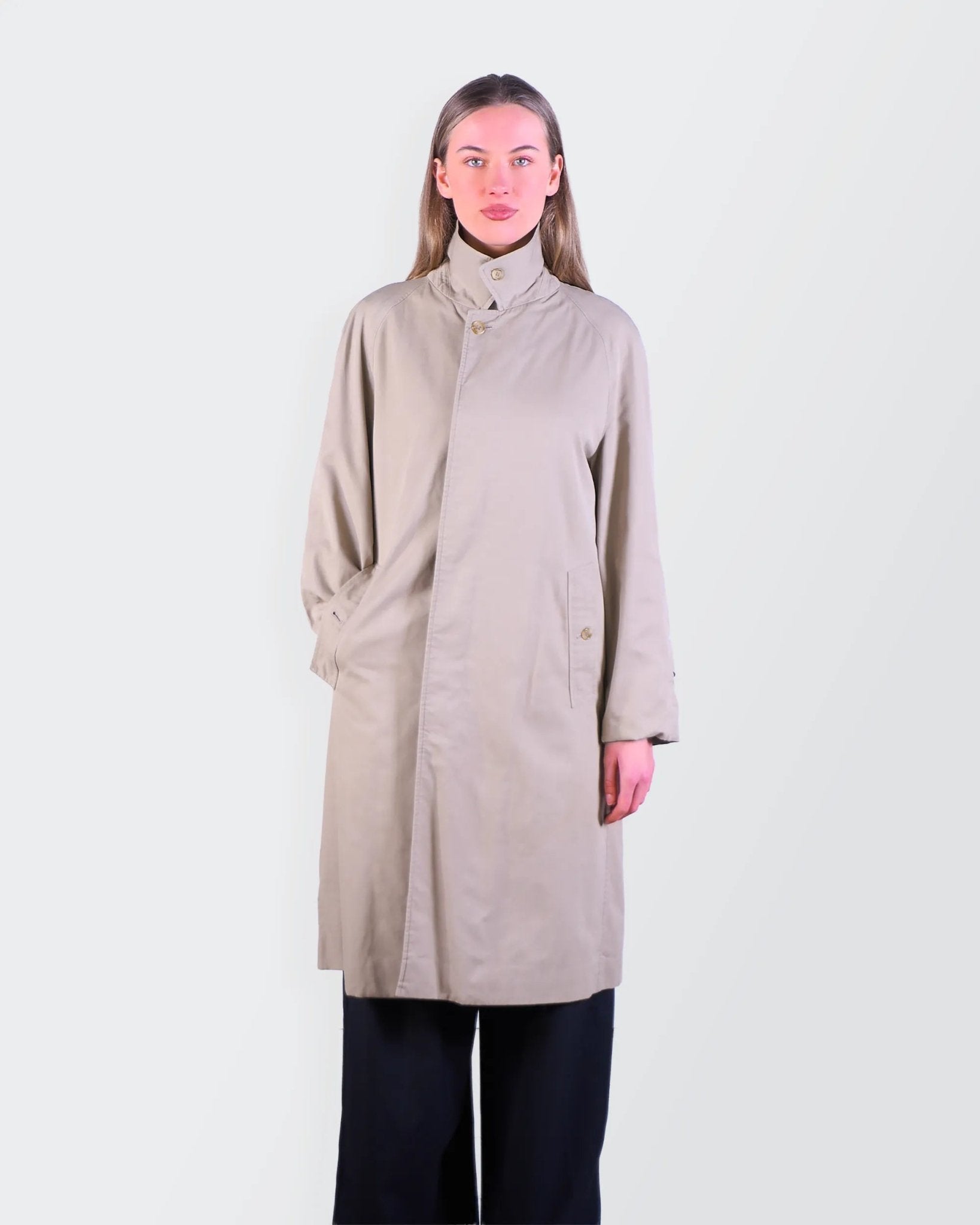 Burberry Beige Cotton Raincoat - S