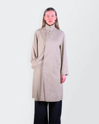Burberry Beige Cotton Raincoat - S