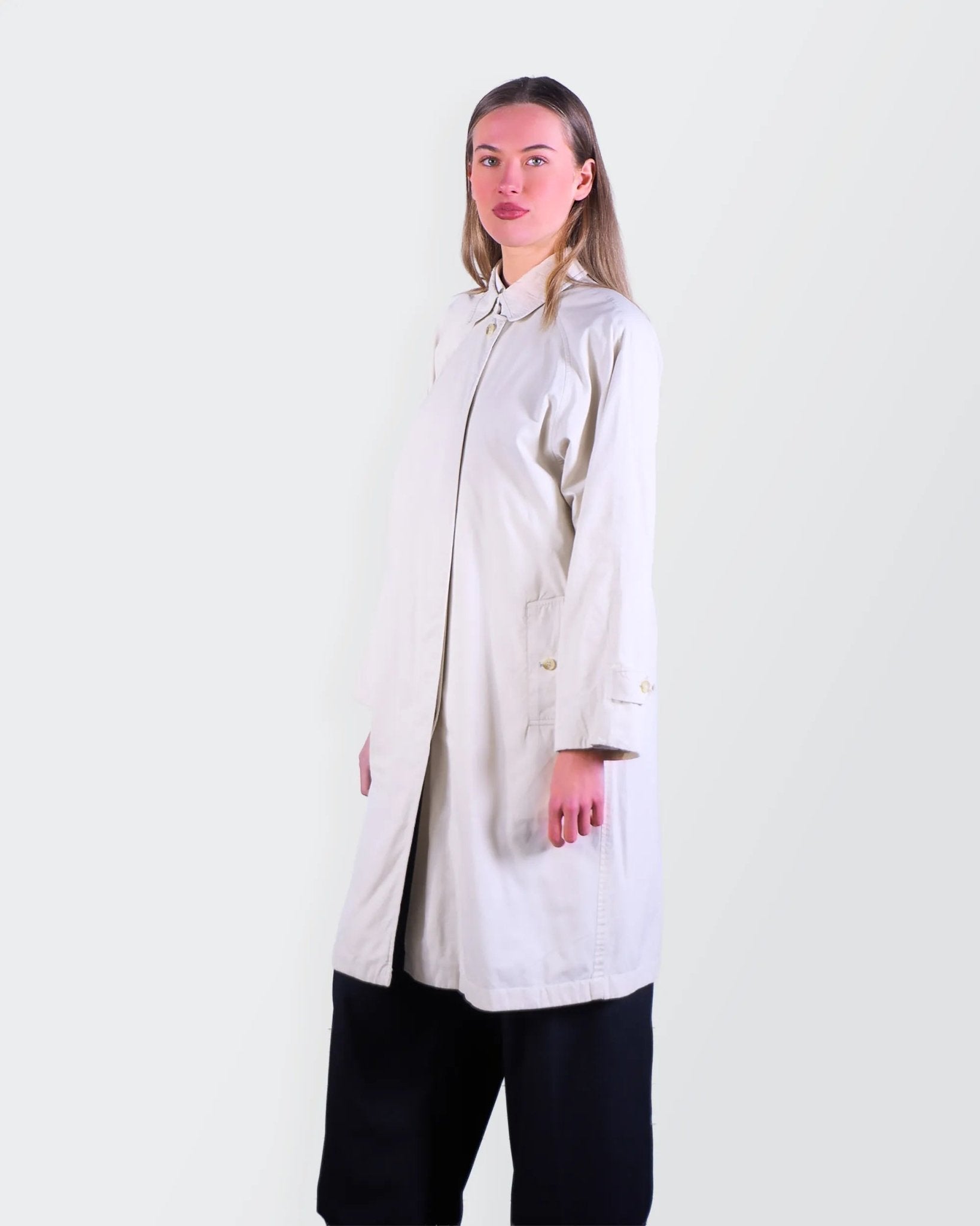 Burberry Beige Cotton Raincoat - S