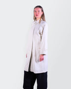 Burberry Beige Cotton Raincoat - S