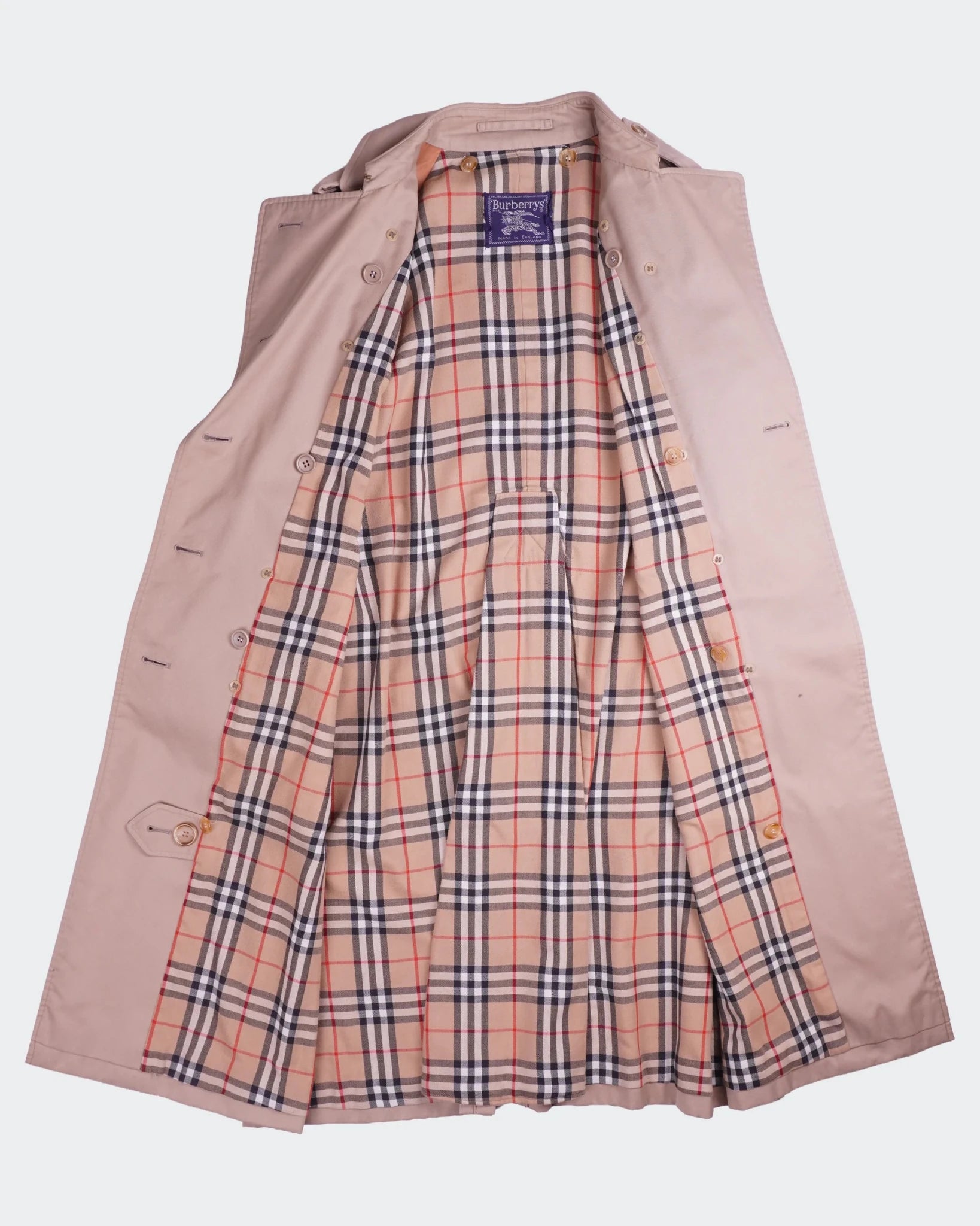 Burberry Beige Cotton Trenchcoat - S