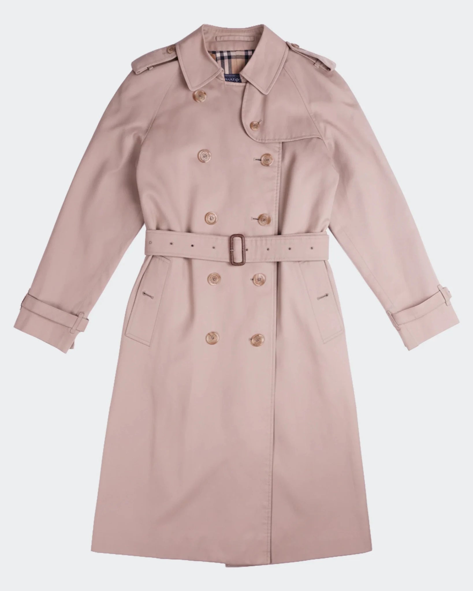 Burberry Beige Cotton Trenchcoat - S