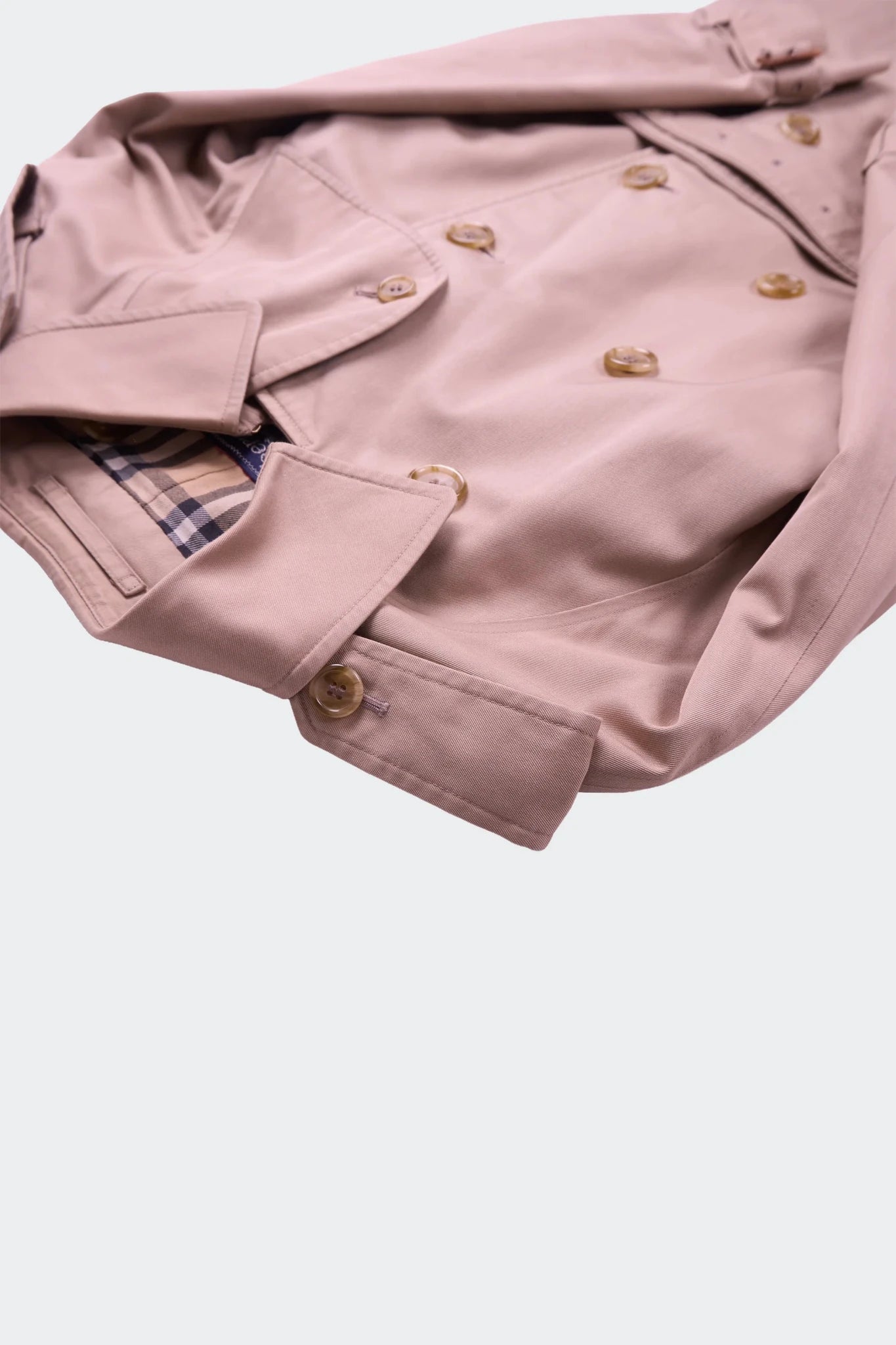 Burberry Beige Cotton Trenchcoat - S