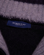 Burberry Black Quarter - zip Jumper - L