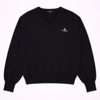 Burberry Black V - neck Jumper - XL