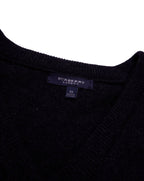 Burberry Black V - neck Jumper - XL