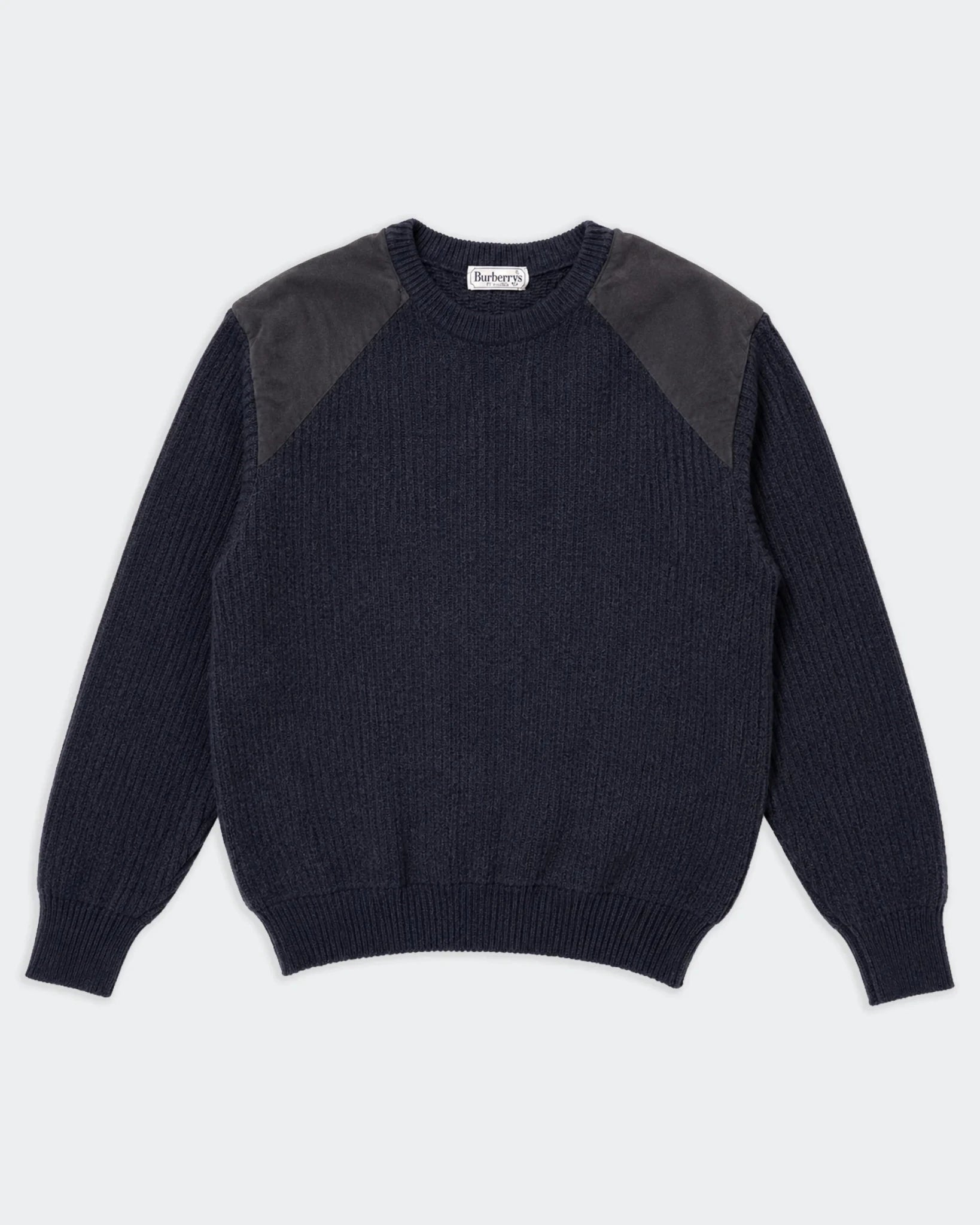Burberry Blue Crewneck Jumper - L