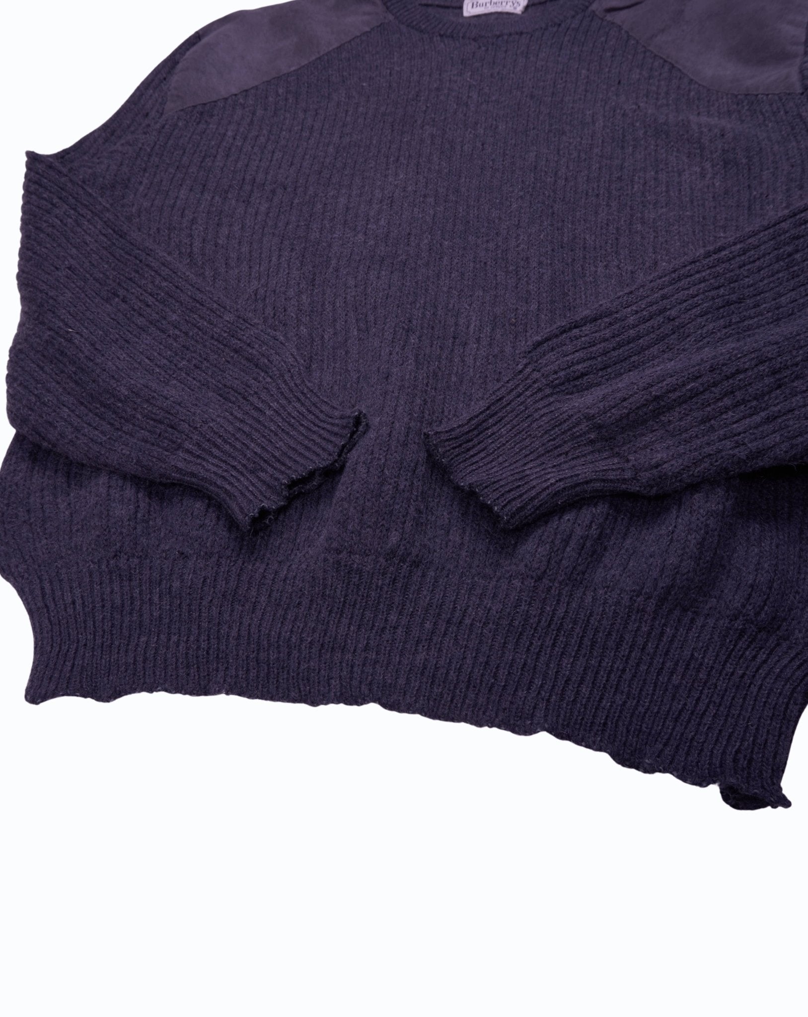 Burberry Blue Crewneck Jumper - L
