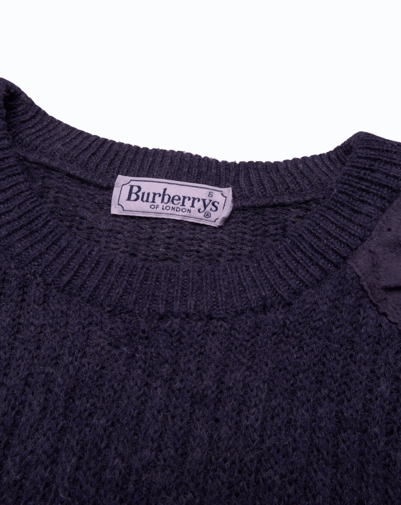 Burberry Blue Crewneck Jumper - L