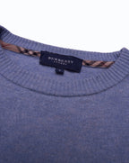 Burberry Blue Crewneck Jumper - M