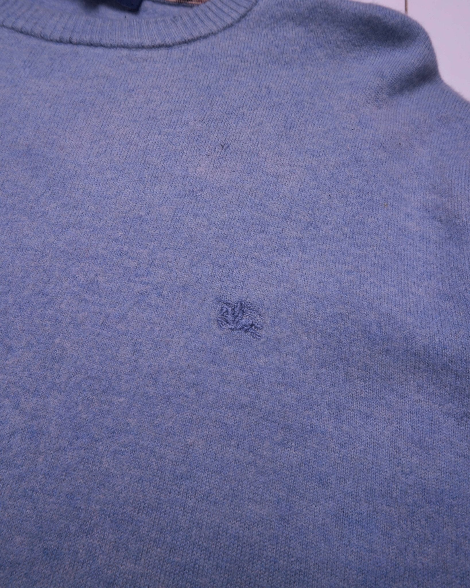 Burberry Blue Crewneck Jumper - M