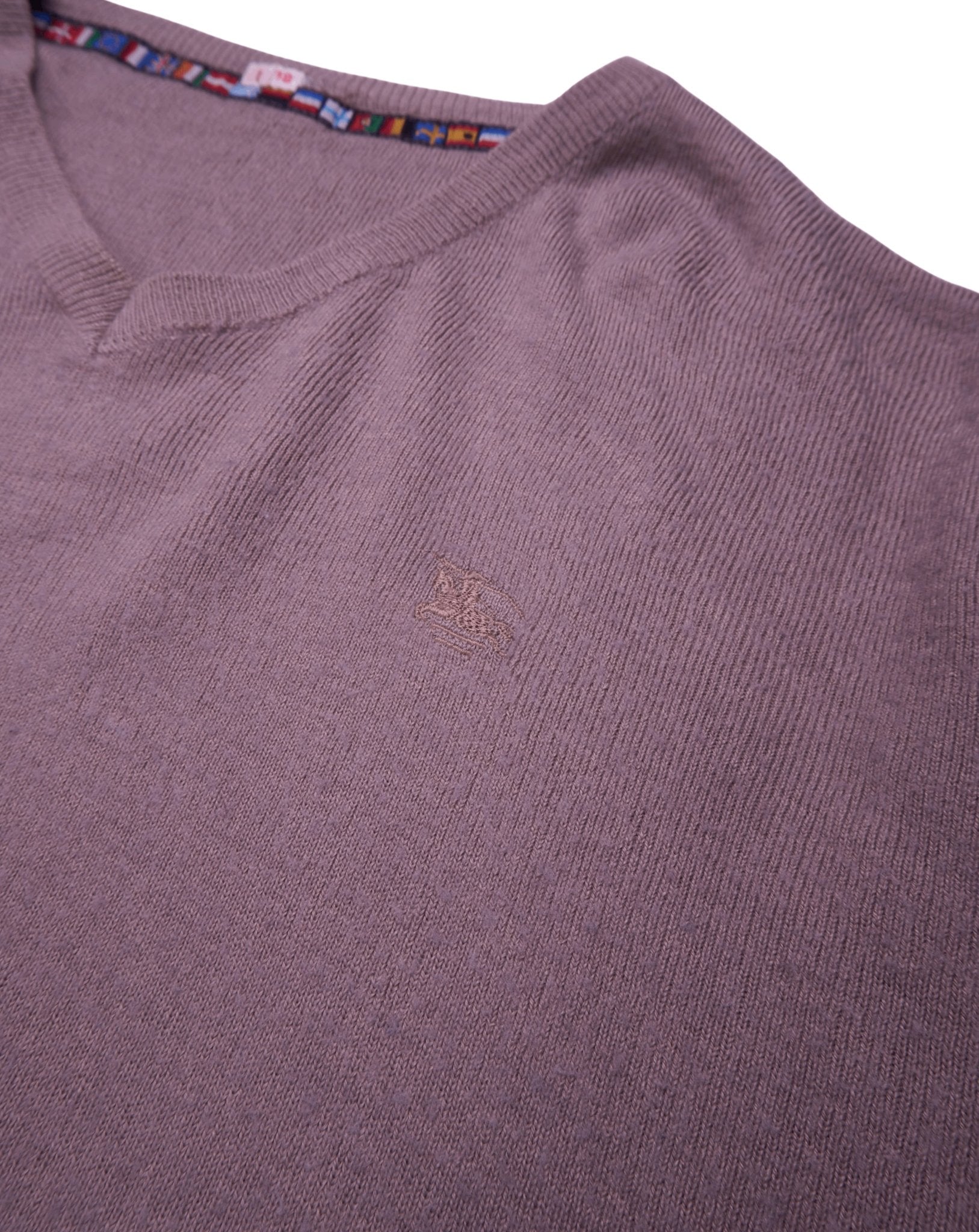 Burberry Brown V - neck Jumper - XL