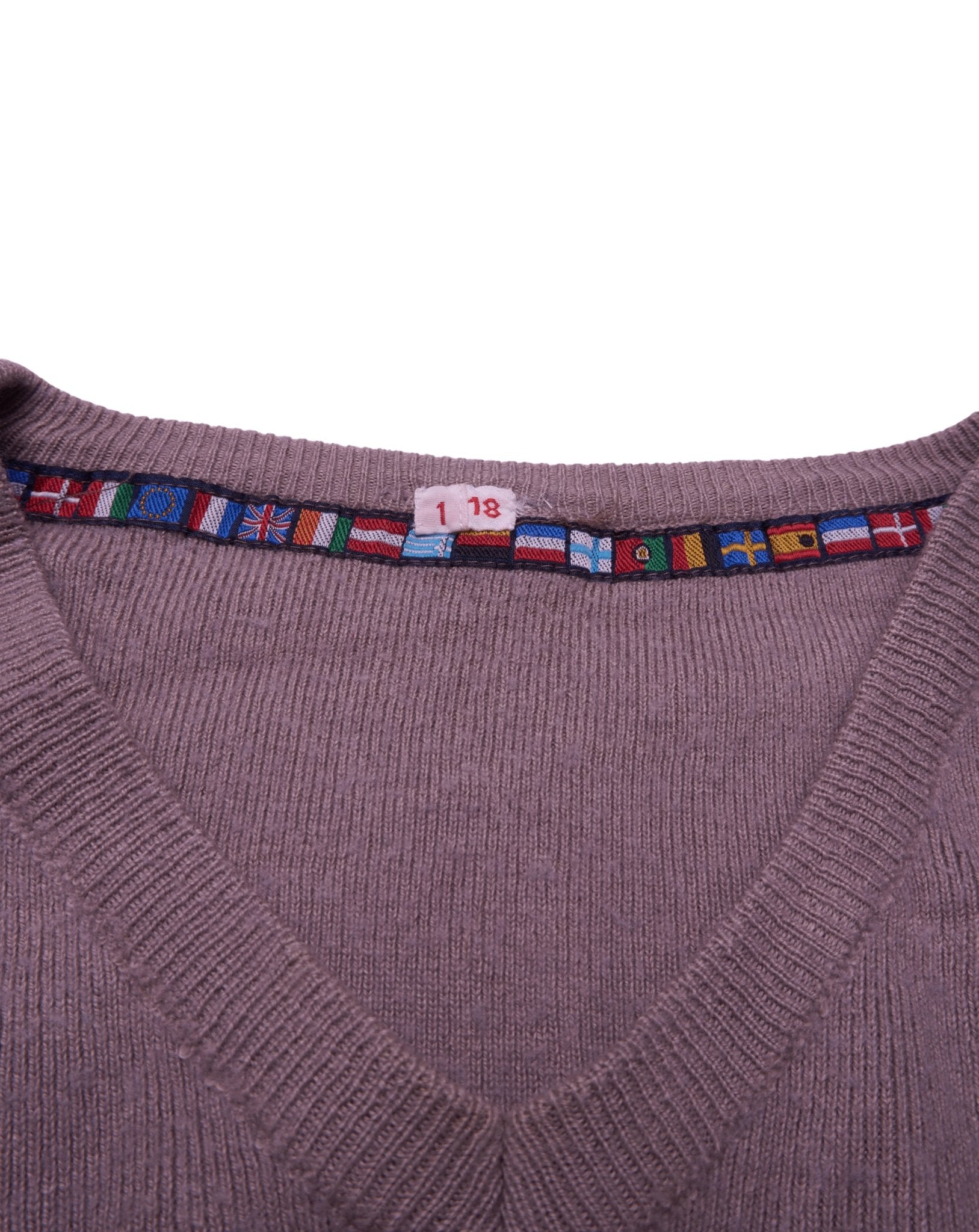 Burberry Brown V - neck Jumper - XL