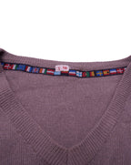 Burberry Brown V - neck Jumper - XL