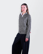 Burberry Grey Zip Cardigan - S