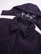 Burberry Navy Nylon Quilted Jacket - L