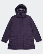 Burberry Navy Nylon Quilted Jacket - L