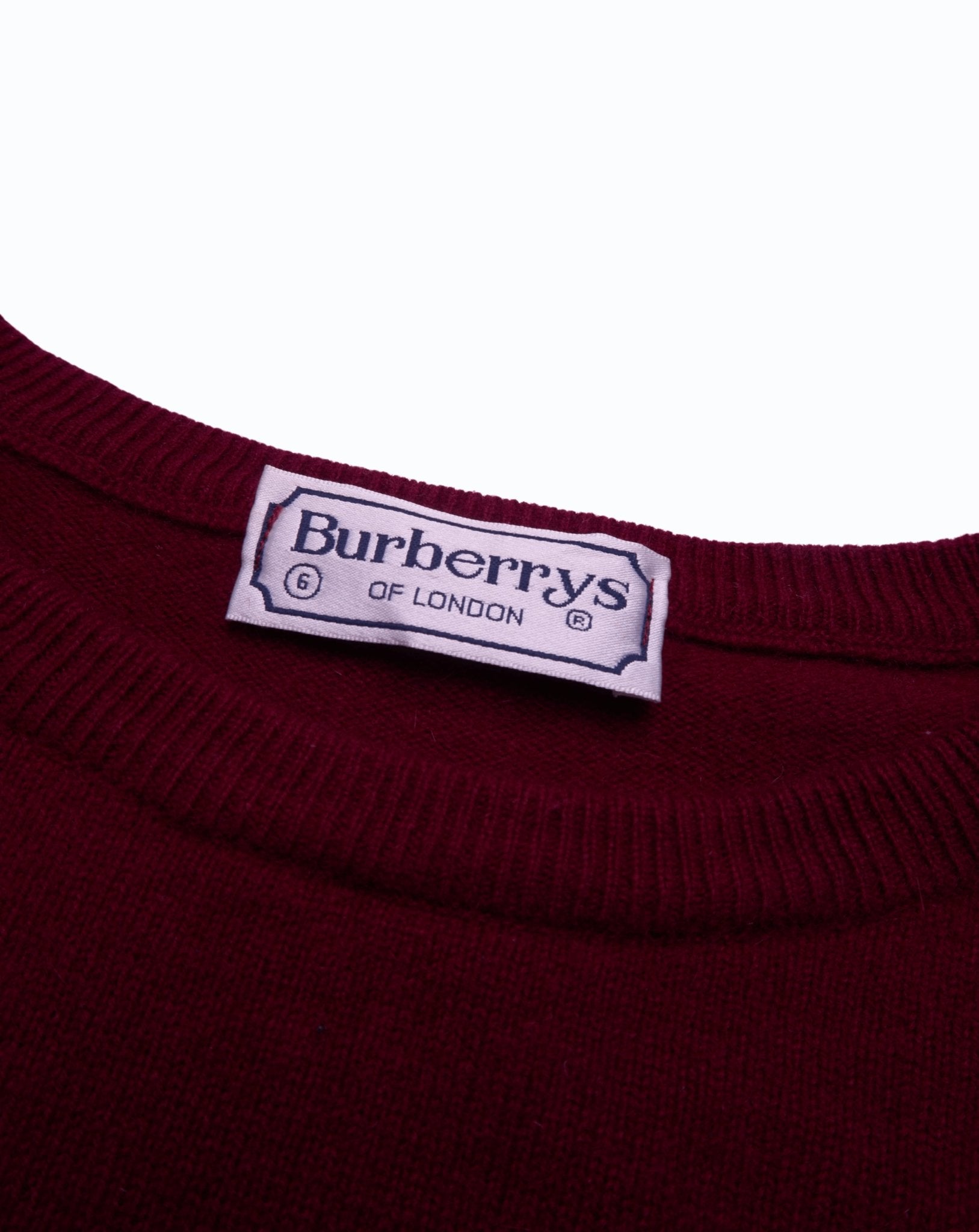 Burberry Red Crewneck Jumper - L
