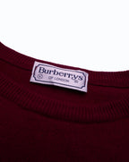 Burberry Red Crewneck Jumper - L