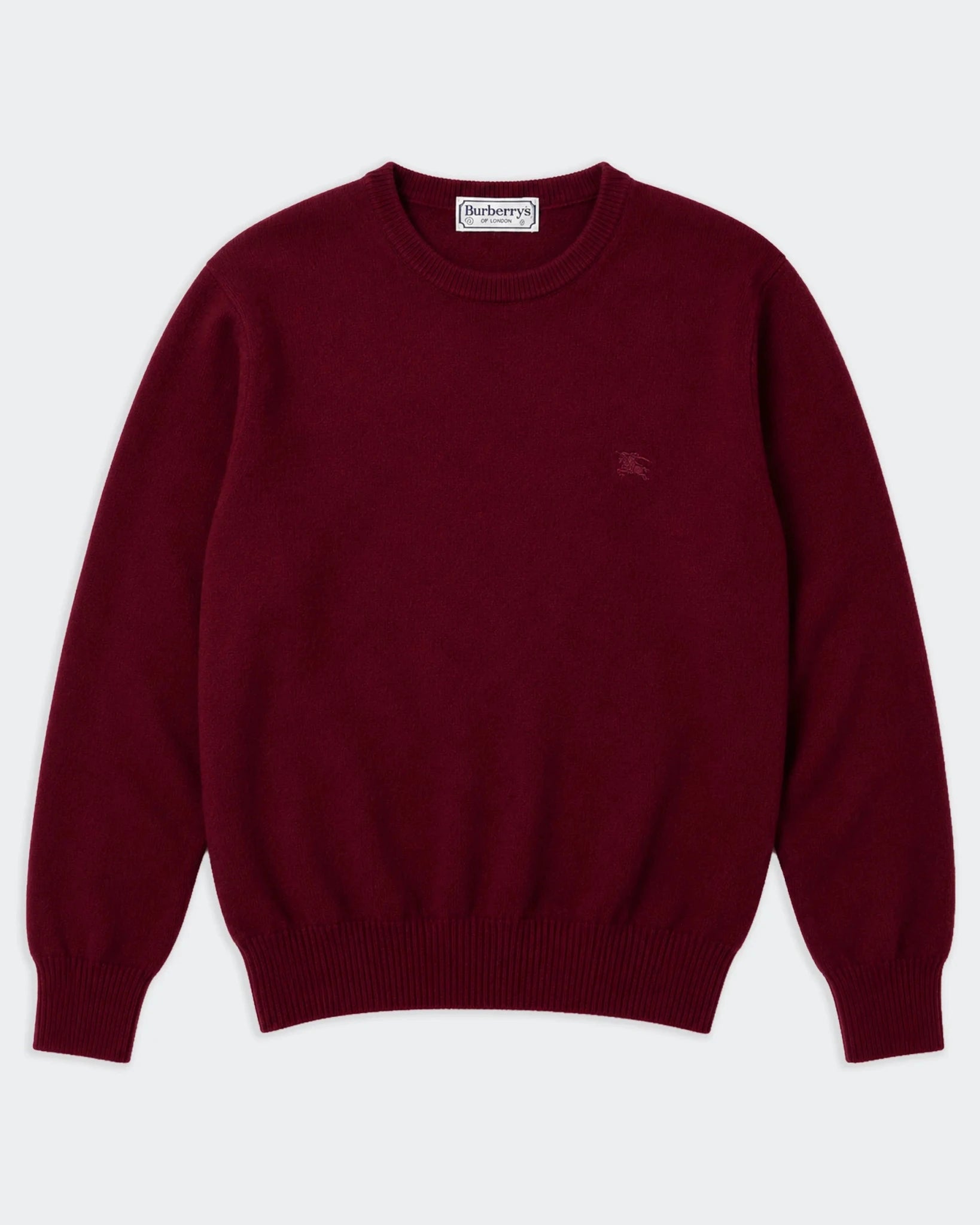 Burberry Red Crewneck Jumper - L