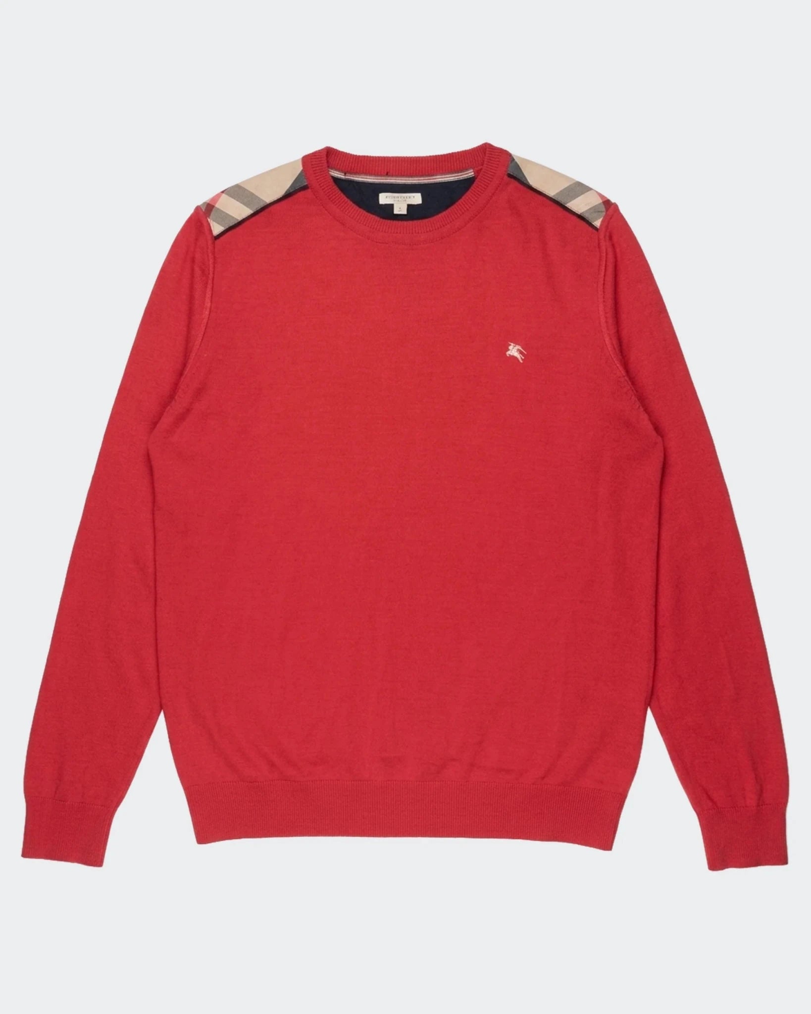 Burberry Red Crewneck Jumper - XL