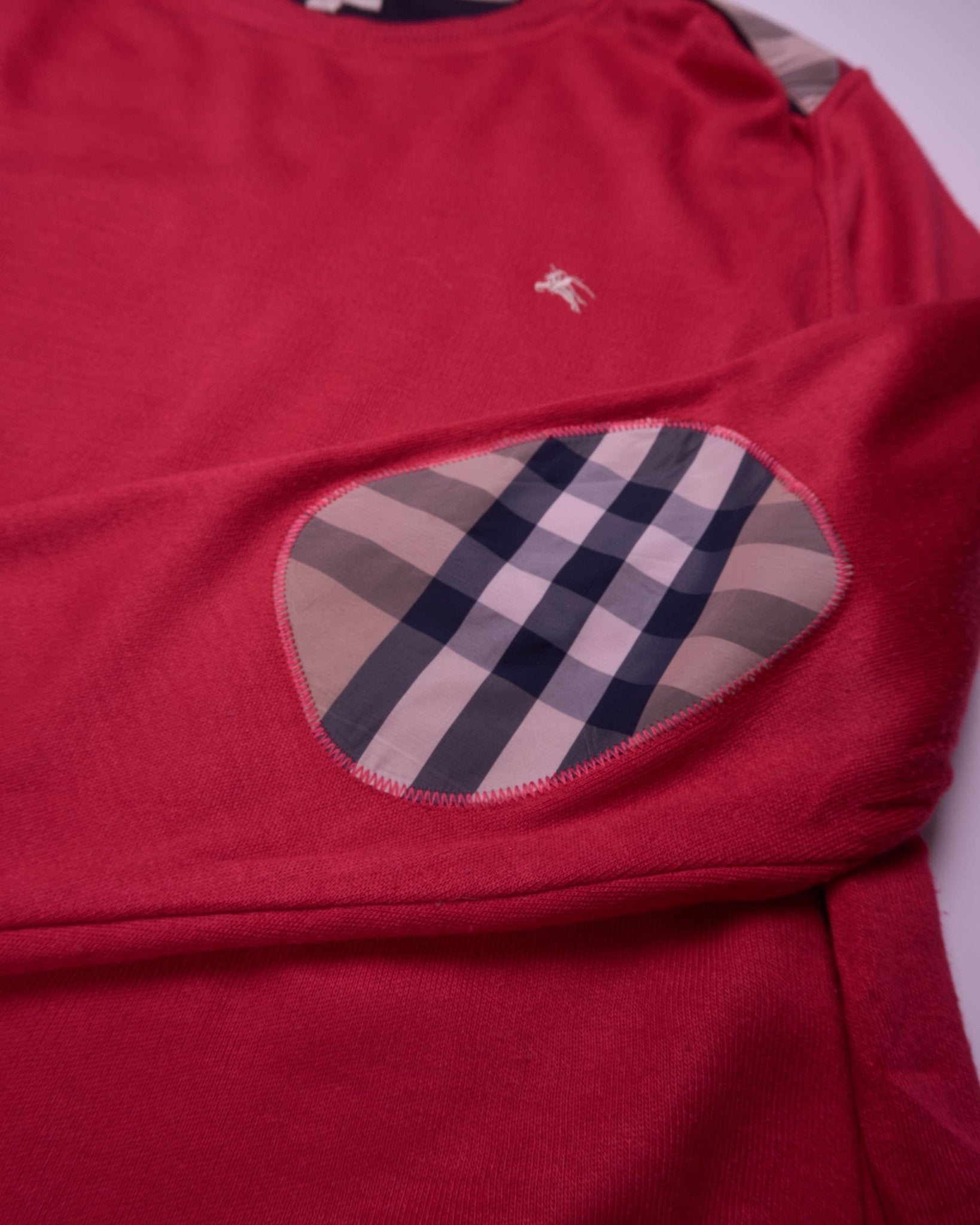 Burberry Red Crewneck Jumper - XL